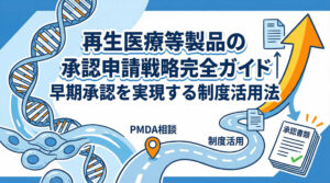 再生医療等製品の承認申請戦略完全ガイド|早期承認を実現する制度活用法