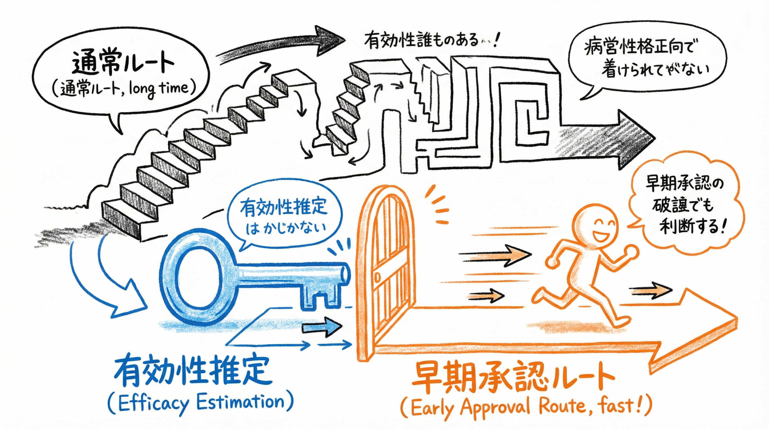 条件及び期限付き承認制度の活用法とは？「有効性の推定」による早期実用化戦略