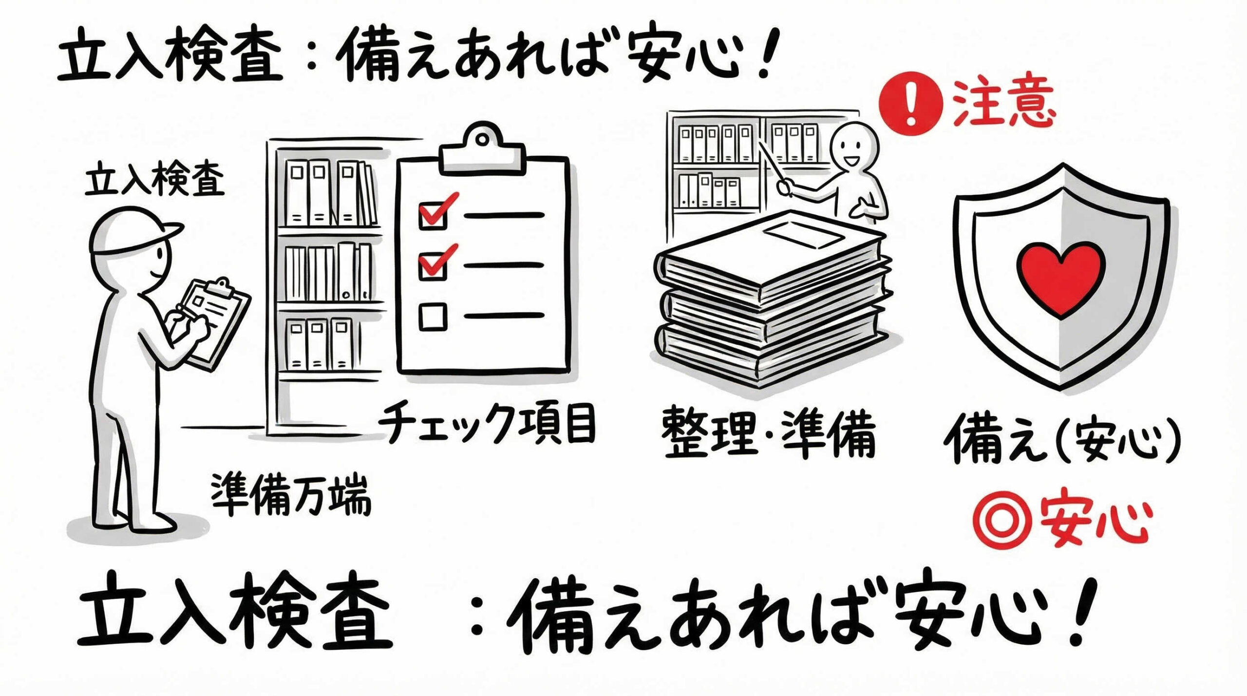 行政による立入検査への対策と罰則規定